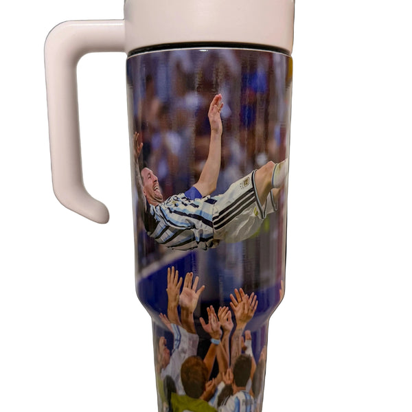 40oz Argentina Campeones del Mundo Tumbler — Limited Edition — alternate view