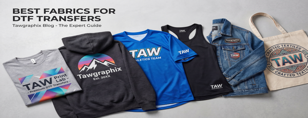 Best Fabrics for DTF Transfers (Complete Guide)