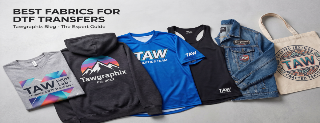 Best Fabrics for DTF Transfers (Complete Guide)