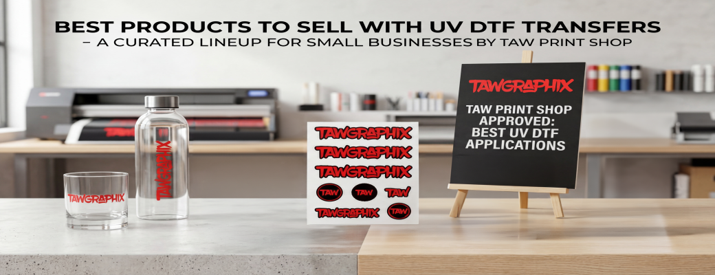 Best Products to Sell With UV DTF (High-Profit Ideas for Small Businesses)