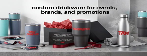 Custom Drinkware for Events, Brands & Promotions That People Actually Keep