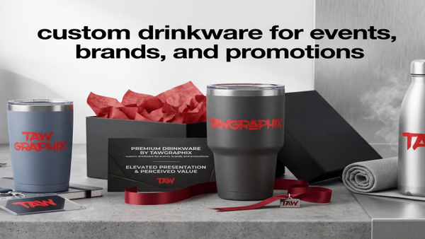 Custom Drinkware for Events, Brands & Promotions That People Actually Keep