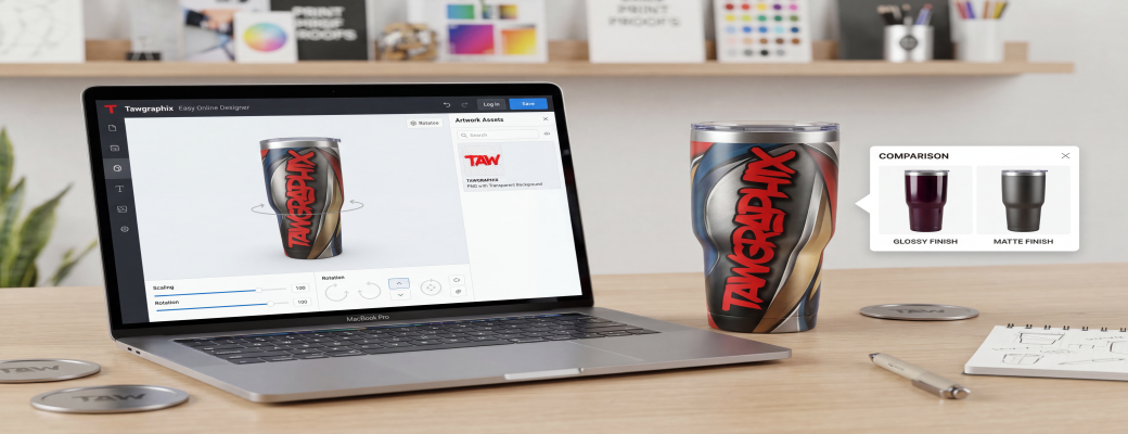 How to Design a Custom Tumbler Online