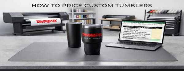 How to Price Custom Tumblers for Profit (Complete Pricing Guide)