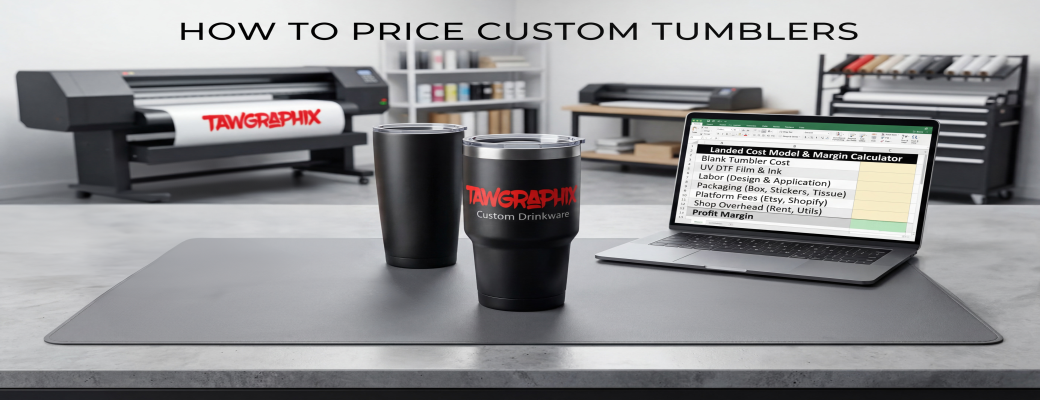 How to Price Custom Tumblers for Profit (Complete Pricing Guide)