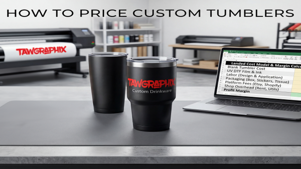 How to Price Custom Tumblers for Profit (Complete Pricing Guide)
