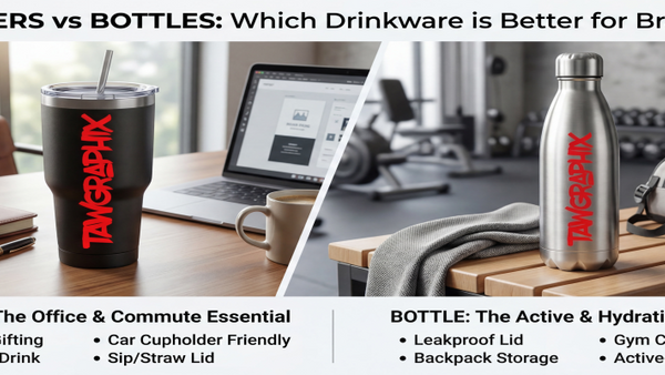 Tumblers vs Bottles: Which Drinkware Is Better for Branding?