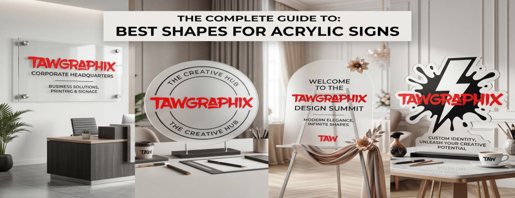 What Shape Should an Acrylic Sign Be