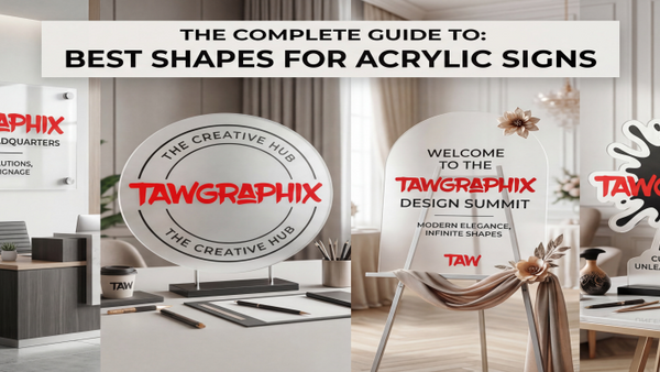 What Shape Should an Acrylic Sign Be