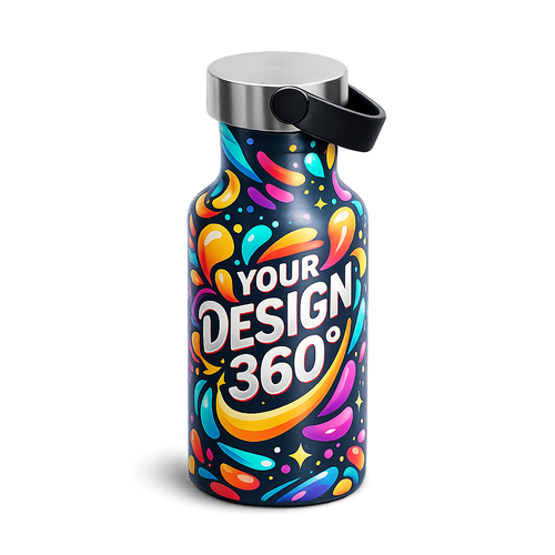 Custom 16Oz Aluminum Water Bottle – Custom Printed – Tawgraphix