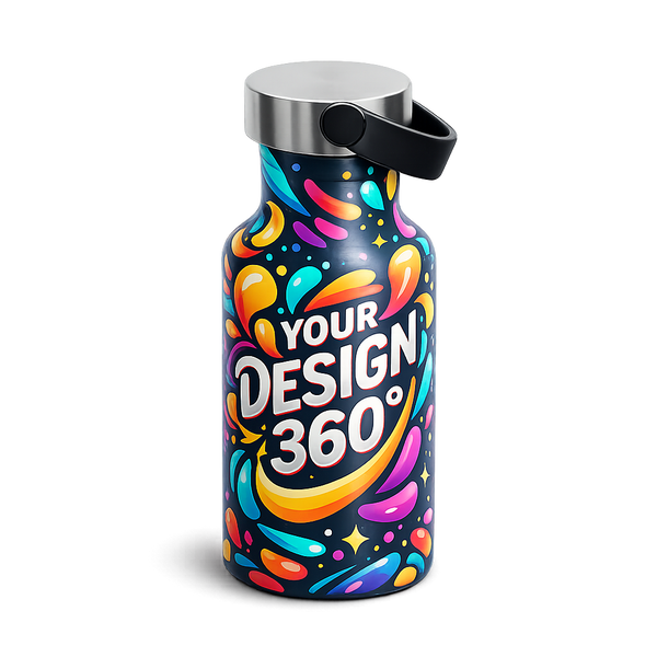 Custom 16Oz Aluminum Water Bottle – Custom Printed – Tawgraphix