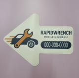 Arrow - Car Magnet - Tawgraphix