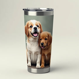 Custom 20 oz Stainless Steel Tumbler - Tawgraphix