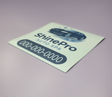 Square - Car Magnet - Tawgraphix