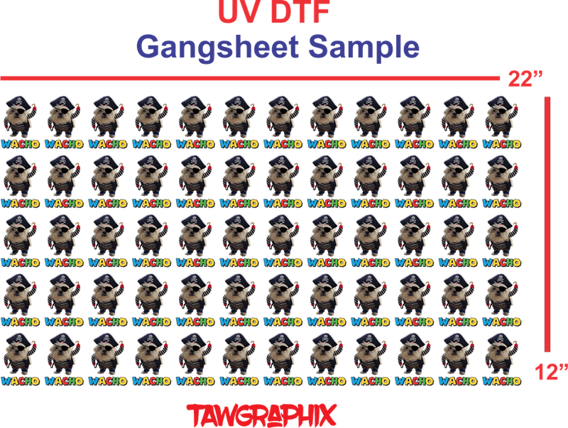 Upload a UV DTF Sticker Sheet 