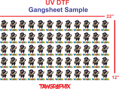 UV DTF Sticker Sheet