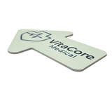 Arrow - White Foam Board – Custom Printed – Tawgraphix