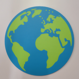 Circle - White Foam Board - Tawgraphix