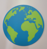 Circle - White Foam Board - Tawgraphix