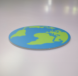 Circle - White Foam Board - Tawgraphix