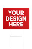 Square - Yard Sign – Custom Printed – Tawgraphix