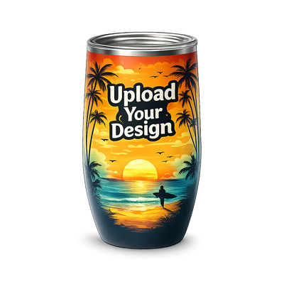 12 oz Custom Wine Tumbler