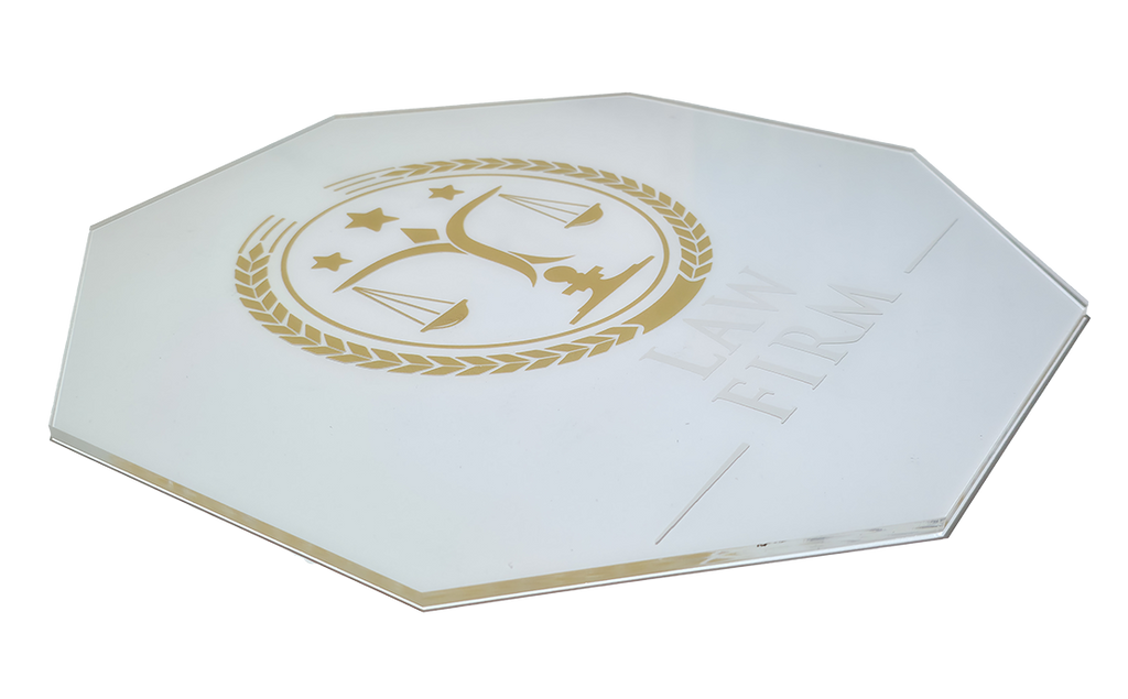 Octagon - Acrylic – Custom Printed – Tawgraphix