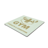 Rounded Square - White Foam Board – Custom Printed – Tawgraphix